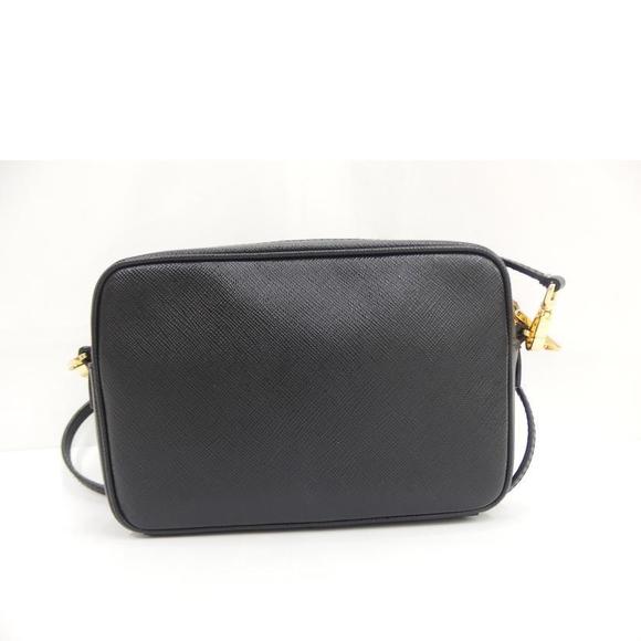 Prada Bag Black Pochette Saffiano - Picture 1 of 6